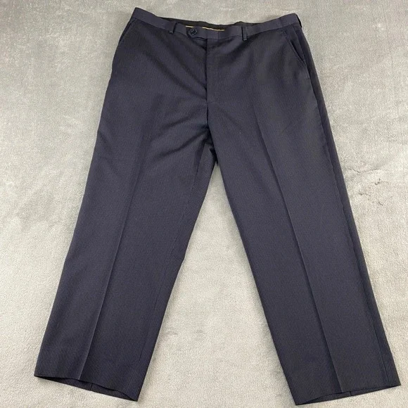 Jones New York Collection Men's L 48 Pinstripe Wool Suit‎ Jacket and Pants Set